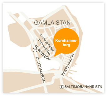 Map at Hitta.se